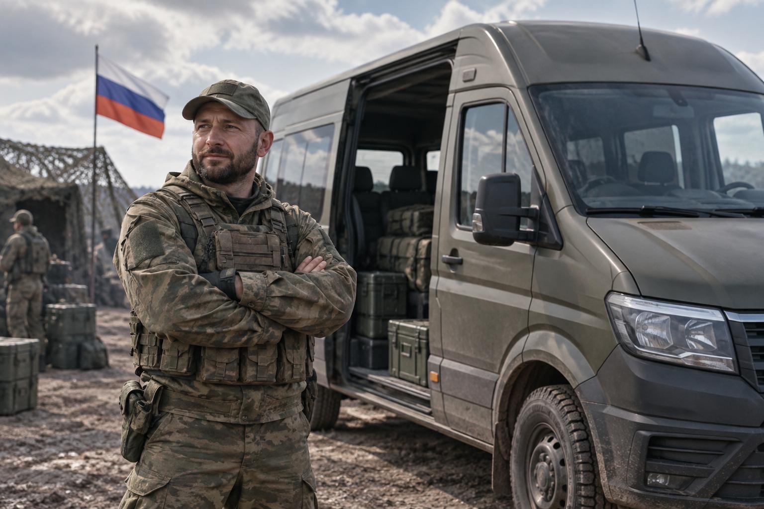 Служба по контракту: водитель микроавтобуса на СВО