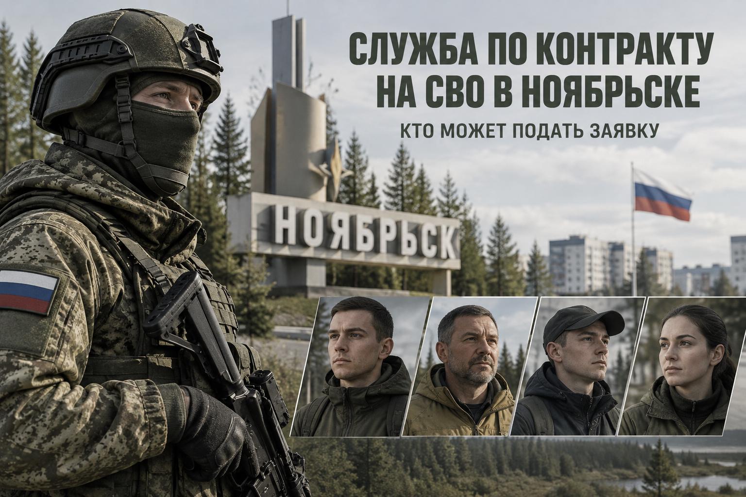 Служба по контракту на СВО в Ноябрьске. Кто может подать заявку Служба по контракту на СВО в Ноябрьске. Кто может подать заявку