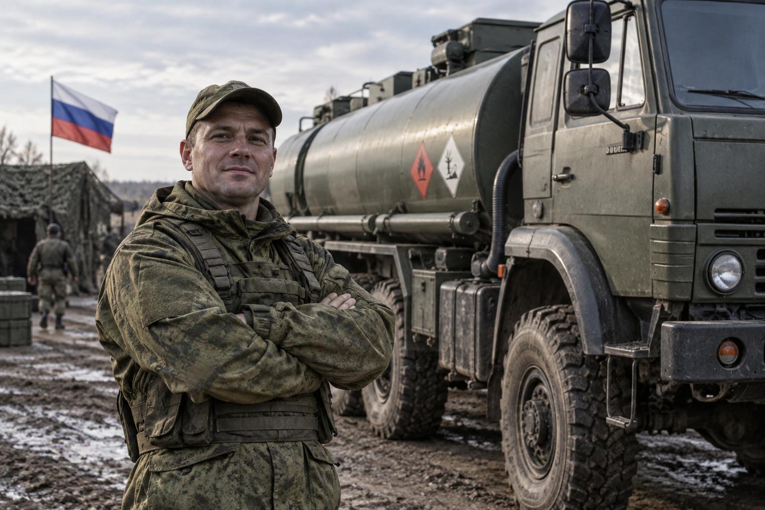 Служба по контракту: водитель бензовоза на СВО