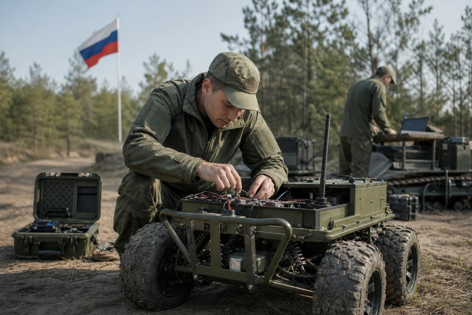 Электромеханик наземного дрона по контракту на СВО