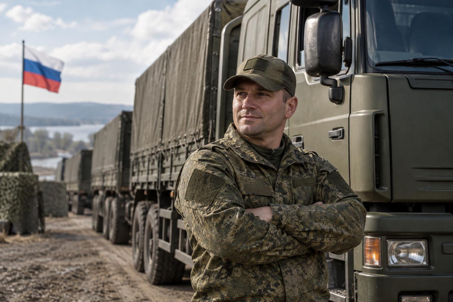 Служба по контракту: водитель автопоезда на СВО