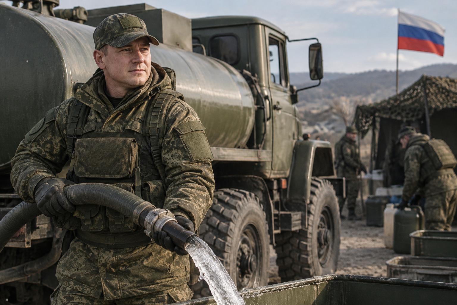 Служба по контракту: водитель водовоза на СВО