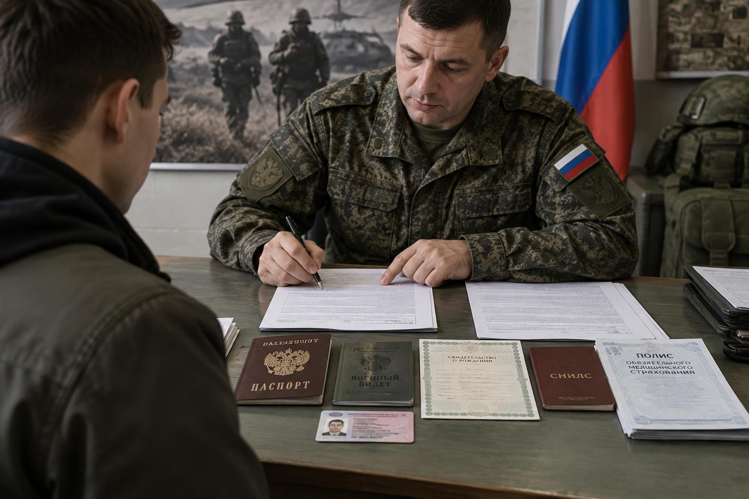Какие копии документов нужны для контракта на СВО