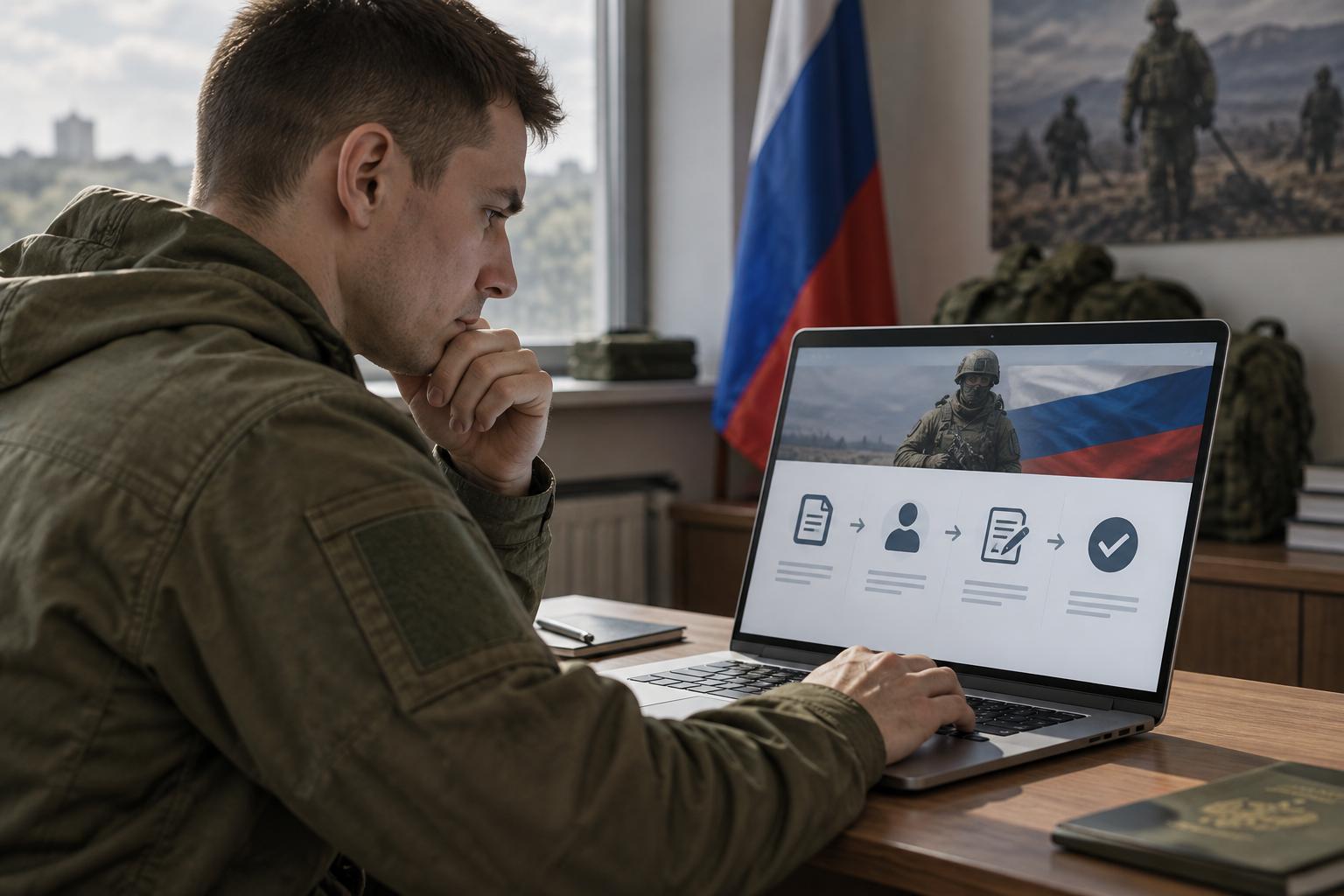 Как оформить контракт на СВО через Госуслуги