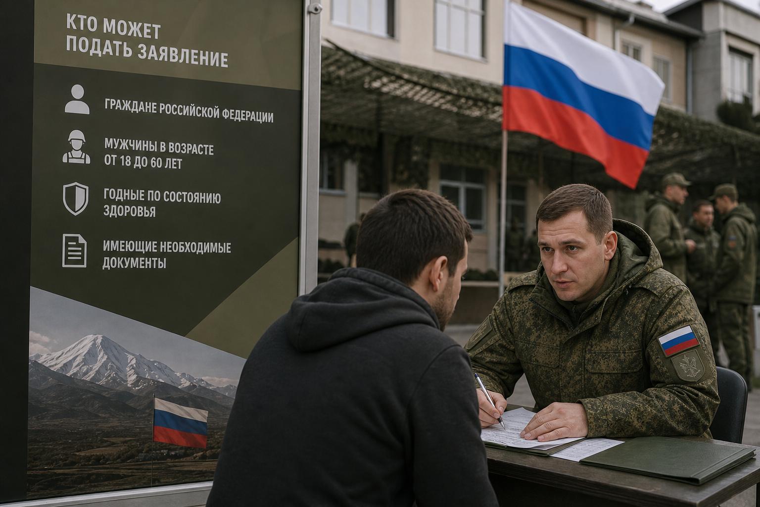 Служба по контракту на СВО в Владикавказе. Кто может подать заявление